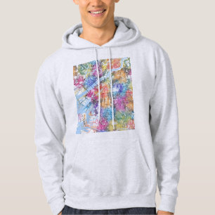 Sudadera Mapa de la ciudad de Osaka Japón