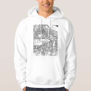 Sudadera Mapa de la ciudad de Patna Bihar