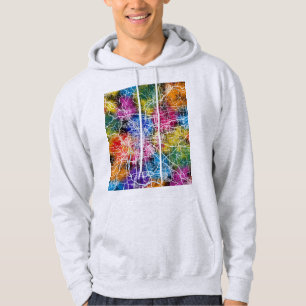 Sudadera Mapa de la ciudad de Pekín, China