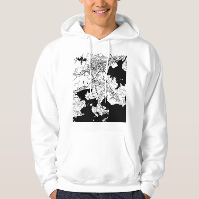 Sudadera Mapa de la ciudad de Putian, China (Anverso)