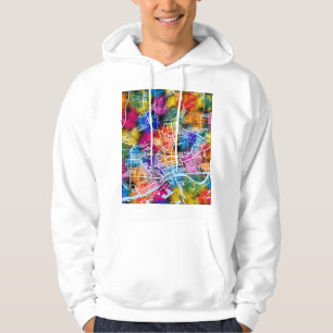 Sudadera Mapa de la ciudad de Rostov del Don Rusia