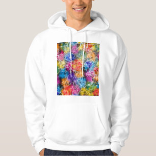 Sudadera Mapa de la ciudad de Semarang Indonesia