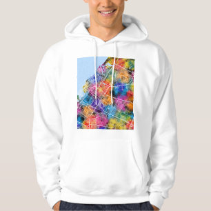 Sudadera Mapa de la ciudad de Sharjah Emiratos Árabes Unido