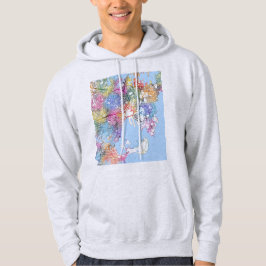 Sudadera Mapa de la ciudad de Sídney Australia