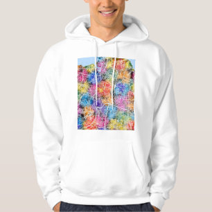 Sudadera Mapa de la ciudad de Surabaya Indonesia