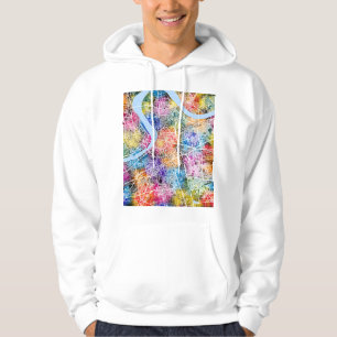 Sudadera Mapa de la ciudad de Surat Gujarat