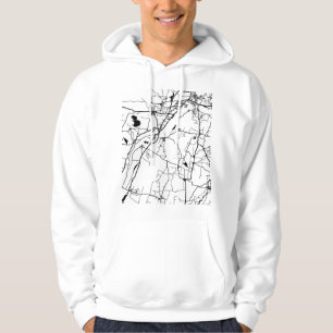 Sudadera Mapa de la ciudad de Theni Tamil Nadu