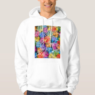 Sudadera Mapa de la ciudad de Tiruchirappalli Tamil Nadu