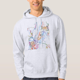 Sudadera Mapa de la ciudad de Ufa Rusia