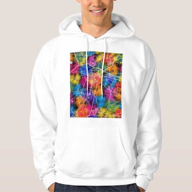 Sudadera Mapa de la ciudad de Xinxiang China (Anverso)