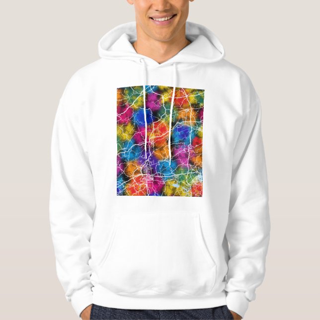 Sudadera Mapa de la ciudad de Yichun China (Anverso)
