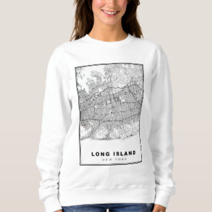 Sudadera Mapa de Long Island