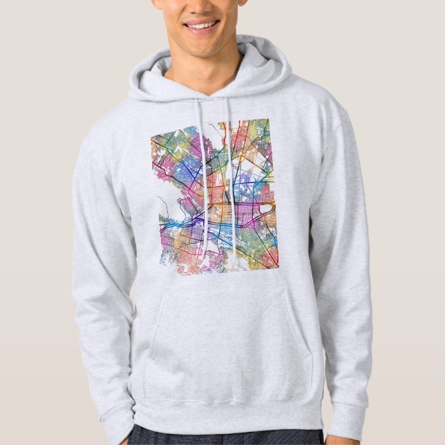 Sudadera Mapa de Monterrey Ciudad de México (Anverso)