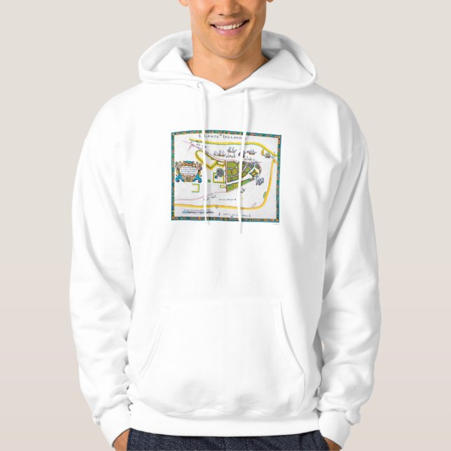 Sudadera Mapa de New Amsterdam, 1661 (Anverso)