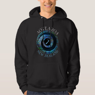 SUDADERA MAPA DE NUEVA ZELANDIA KORU PAUA HOODIE