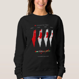 Sudadera Mapa de Palestina Libre Bandera Gaza Libre Apoyo a