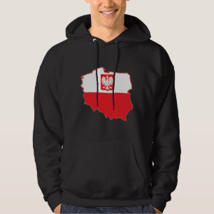 Sudadera Mapa De Polonia En Colores Polacos
