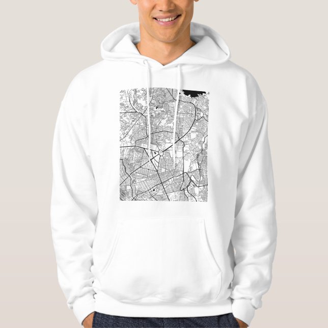 Sudadera Mapa de Quezon City Filipinas (Anverso)
