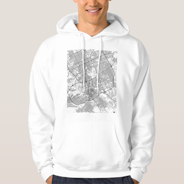 Sudadera Mapa de Riad Arabia Saudita (Anverso)