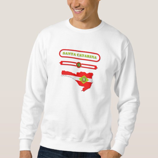 SUDADERA MAPA DE SANTA CATARINA. SAMER BRASIL (Anverso)