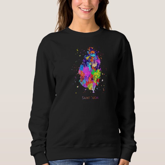 Sudadera Mapa de Santa Lucía (Anverso)