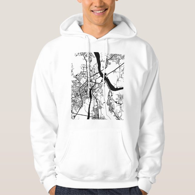 Sudadera Mapa de Thane Maharashtra (Anverso)