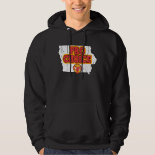 Sudadera Mapa de tierras Estado de Ee. Uu. Iowa Aborist Fem