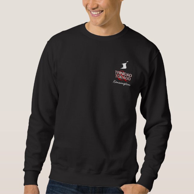 Sudadera Mapa de Trinidad y Tobago OSCURO (Anverso)