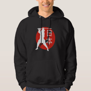 Sudadera Mapa de viajes retro de la guerrera japonesa Samur