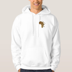 Sudadera Mapa del efecto de leopardo de la serie Hoodie de 