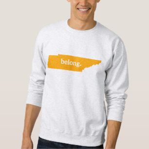 Sudadera Mapa del estado de Tennessee Belong