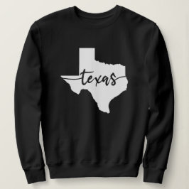 Sudadera Mapa del estado de Texas USA