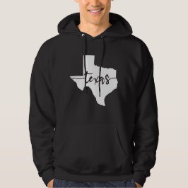 Sudadera Mapa del estado de Texas USA