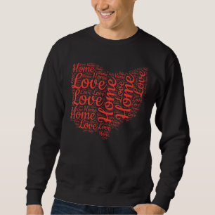 Sudadera Mapa del estado del hogar Ohio Oh Tipo de amor Map