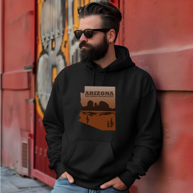 Sudadera Mapa del Gran Cañón de Arizona (Subido por el creador)