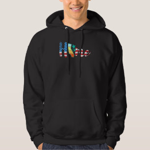 Sudadera Mapa del Orgullo del Estado Indio de California, E