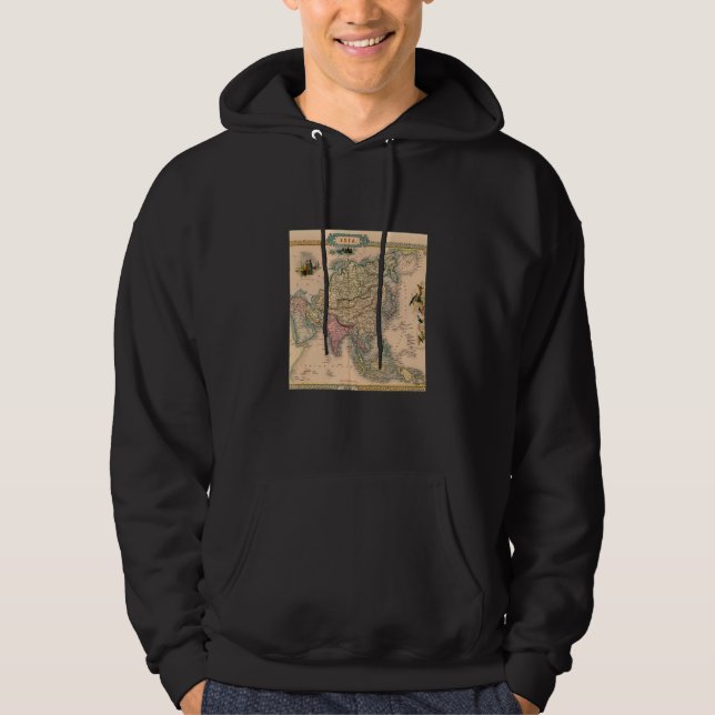 Sudadera Mapa del Viejo Mundo de Asia (Anverso)