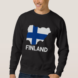 Sudadera Mapa finlandés raíces raíces finlandés orgullo pat