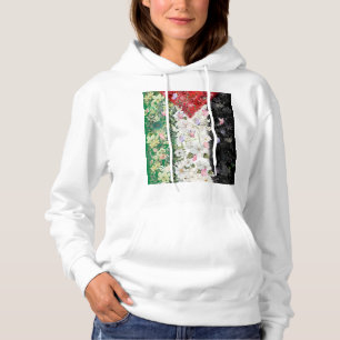 Sudadera Mapa floral de Palestina - Camiseta del Mapa de Pa
