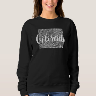 Sudadera Mapa Patriótico Decorativo De Estilo Mandala De Co