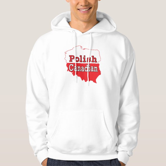 Sudadera Mapa polaco de Canadá (Anverso)