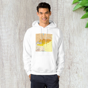 Sudadera Mapa político de Kirguistán y Asia Central