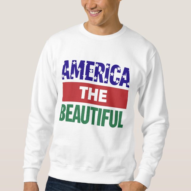 Sudadera Mapa Topográfico de América La Hermosa (Anverso)