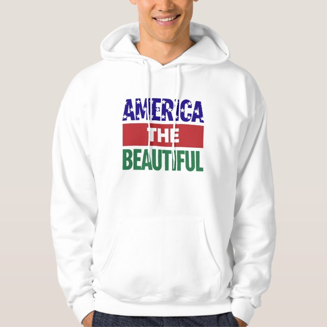 Sudadera Mapa Topográfico de América La Hermosa (Anverso)