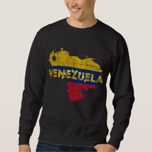 Sudadera Mapa venezolano y recuerdo de bandera - Vene angus