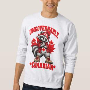 Sudadera Mapache canadiense ingobernable - Canadá 2026 fuer