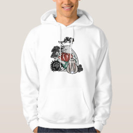 Sudadera Mapache Esqueleto & Arte Gótico de Erizo