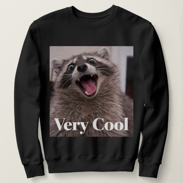 Sudadera Mapache Muy Genial Gumbus  (Anverso del diseño)