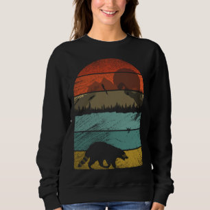 Sudadera Mapache retro vintage y animal lindo 7