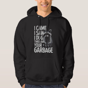 Sudadera Mapache Vine Vi Cavé en Tu Basura